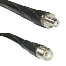 RFC400 SMA FEMALE to RP-TNC FEMALE Coaxial RF Cable USA-Ship Lot