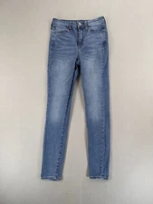 SO Jeans Womens Size 5 Blue Ultimate High Rise Jegging Preppy Skinny Y2K