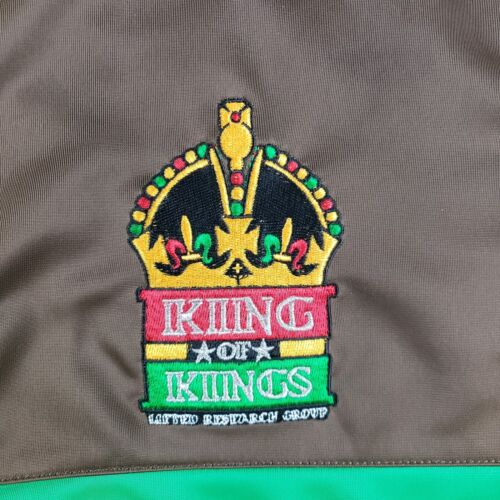 LRG Lifted Research Group Track Jacket Mens 2XL Brown Roots King of Kings - Picture 3 of 13