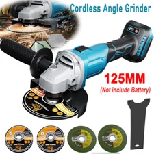 125mm Angle Grinder Brushless Cordless For Makita 18V BL1860 BL1850 LXT Tool