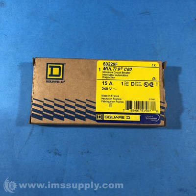 Square D 60229F Multi 9 C60 Miniature Circuit Breaker FNOB