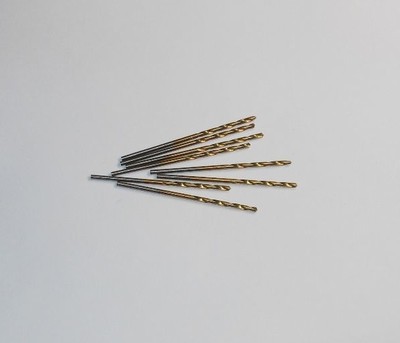 Jobber Length Drills #53 HSS 118° TiN 7/8'' LOC x 1-7/8'' OAL (8 Pcs)