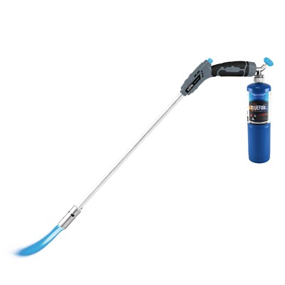 BLUEFIRE 32'' Long Propane Weed Torch Burner Trigger Start Self Ignition