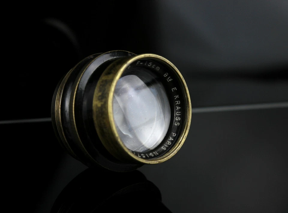 Lens Tessar Zeiss 1 : 4,5 F - 15 cm E Krauss Paris Mount M45 - Image 2 of 4