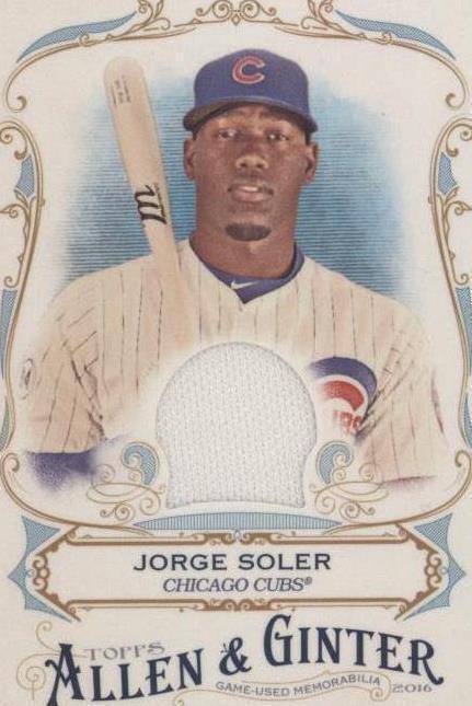 2016 Topps Allen & Ginter - Jorge Soler #FSRA-JSO - 1 of 1