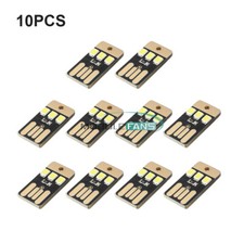 10Pcs Mini 3LED USB Light Lamp Nightlight Camping Outdoor Portable Module For PC