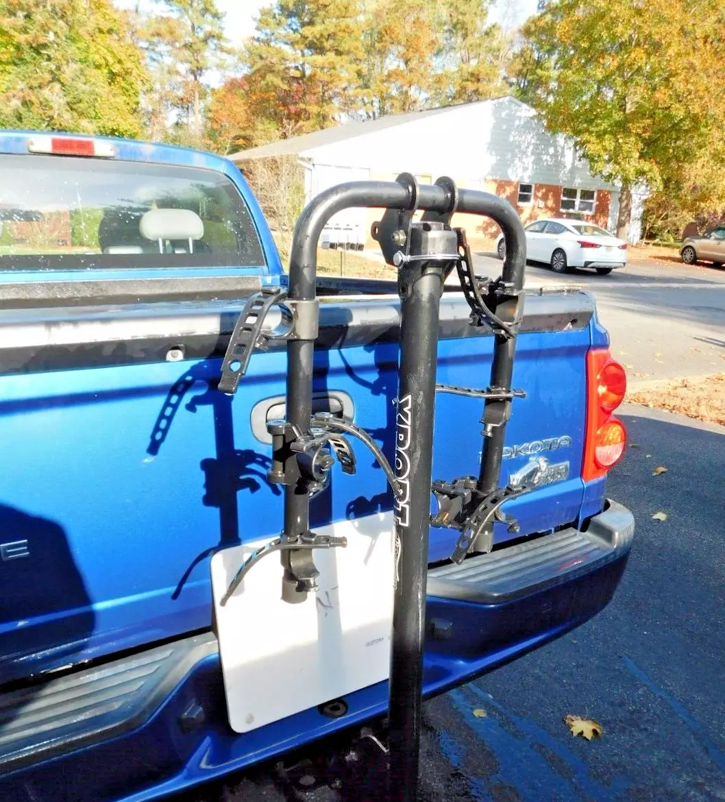Xport BICYCLE BIKE RACK Trailer HITCH Up to 3 BIKES Black