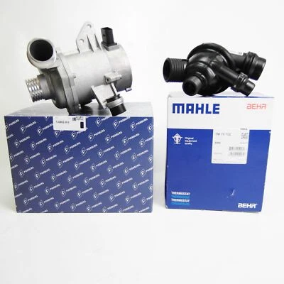 PIERBURG Wasserpumpe + MAHLE Thermostat für BMW N43 E81-88 E90-93 E60 E61 - Bild 1 von 4