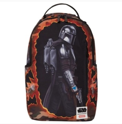 SPRAYGROUND  STAR WARS MANDALORIAN BLOWOUT SHARK BACKPACK - Limited Edition Bag