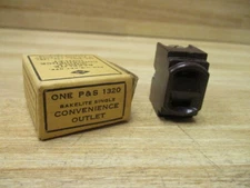 Pass & Seymour 1320 Bakelite Single Convenience Outlet