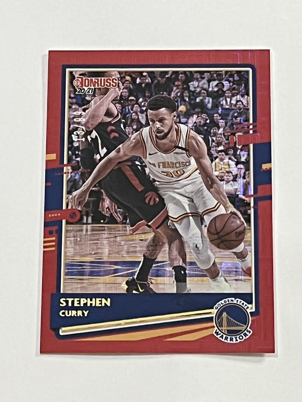 2020-21 Donruss Choice Red #41 Stephen Curry /99 Golden State Warriors