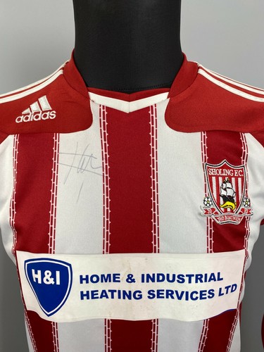 SHOLING FC 2012/2013 HOME SCOTLAND FOOTBALL SOCCER JERSEY SHIRT ADIDAS SIZE XS - Picture 4 of 10