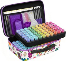 ZORETCO Diamond Art Storage - 120 Containers 120 Jars, Colour
