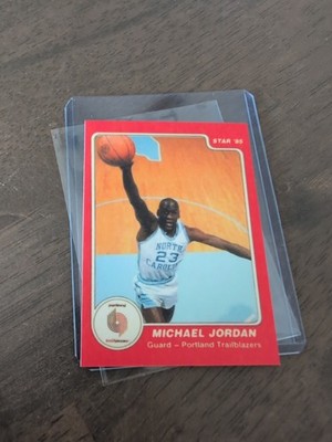 Star '85 Micheal Jordan “Error Card” Portland Trailblazers #9