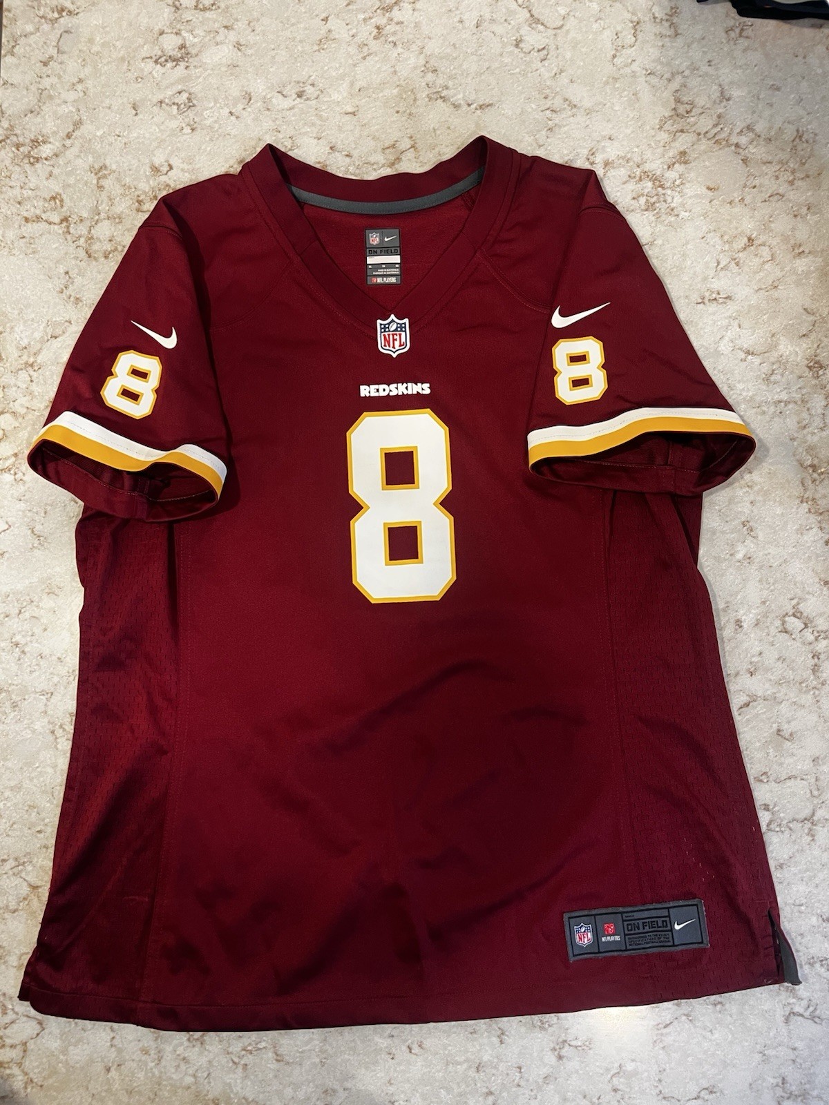 NFL Players Pro Line Washington Redskins #8 Kirk Cousins Jersey Women’s XL