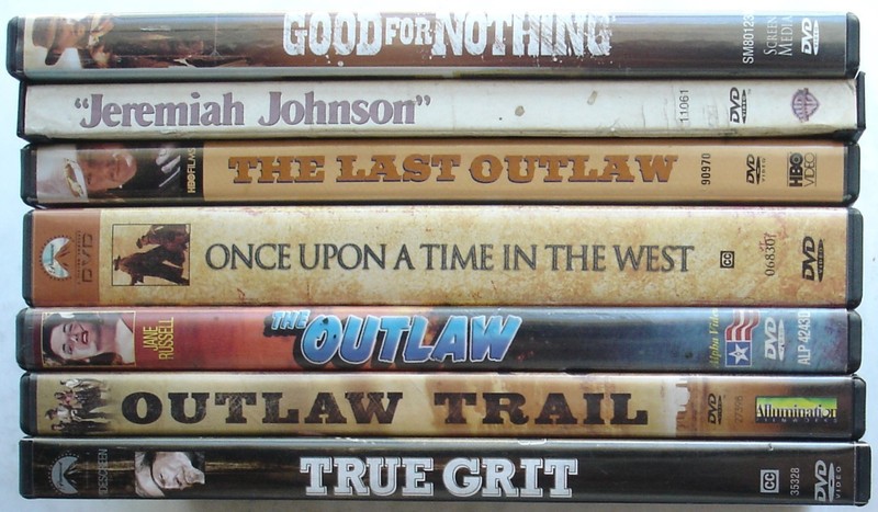 7 DVD Movie Lot - Westerns - Jeremiah Johnson, Once Upon a time in the West + 5