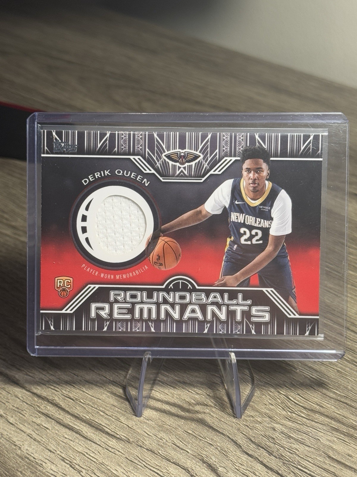 2025-26 Topps - Rookie Roundball Remnants Derik Queen #RRR-DQ (MEM, RC)
