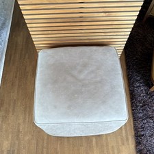 Baxter Istanbul Pouf Fußhocker quadratisch Grau 620x 620 x400 cm NP 2300 €