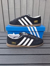 Image of Adidas Originals Gazelle Lo Pro W Black White Gum Women's Size 5 (UK) RRP £85