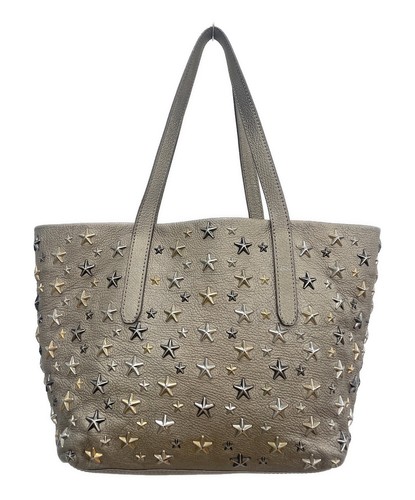 Jimmy Choo Star Studs Tote Bag Gold Women's #TFB17175