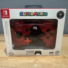 PowerA Enhanced Wireless Mario Silhouette Controller for Nintendo Switch