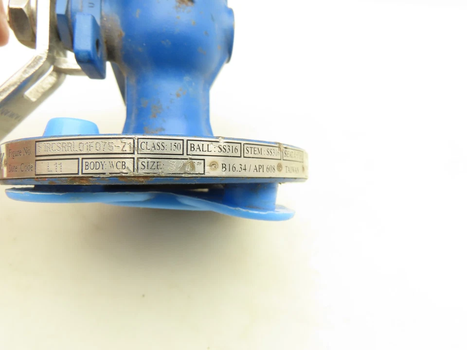 Quadrant F1RCSRRL01F075-Z1 2-Way Ball Valve 3/4"Flanged 150# 285Psi@ 400°F WCB - Image 3 of 4