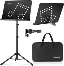 Atril Partituras Para Musica De Partitura Stand Plegable Portatil Soporte Kit