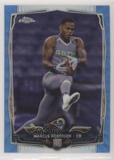 2014 Topps Chrome Blue Wave Refractor Marcus Roberson #190 wd9