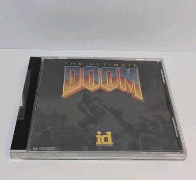 The Ultimate Doom PC Game (1995) Disc in Case ~ CD-ROM Windows Disc EUC