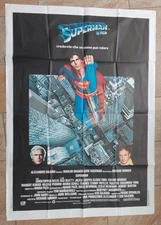 SUPERMAN IL FILM MAIFESTO POSTER 1979 DONNER REEVE HACKMAN BRANDO FANTASY 2F