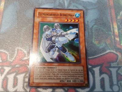 Yu-Gi-Oh! Vintage 1 × Super Rare Elementarheld Bubbleman