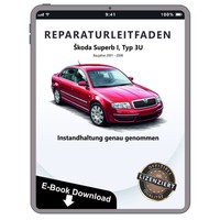 Skoda Superb 3U 2001-2008 Inspektion Wartung Pflege Wartungshandbuch PDF Ebook