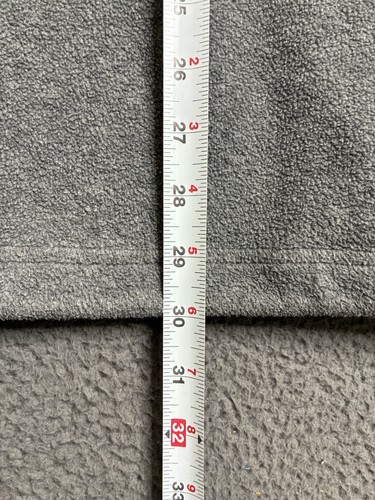 Vtg Y2K Old Navy Fleece 1/2 Zip Pullover Jacket Men Size 2XL Gray Long Sleeve - Picture 10 of 12