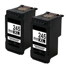 PG-245XL Black Ink Cartridges 2-Pack for Canon PIXMA MG2420 MG2522 MG2922 MX490