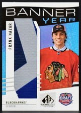 2025-26 SP Game Used NHL Draft Banner Year Relics Nazar Blackhawks Patch 3077
