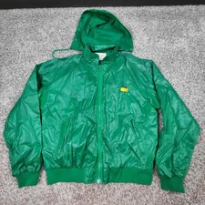 Vintage Masters Augusta National Golf Shop Windbreaker Jacket Men Large Full Zip