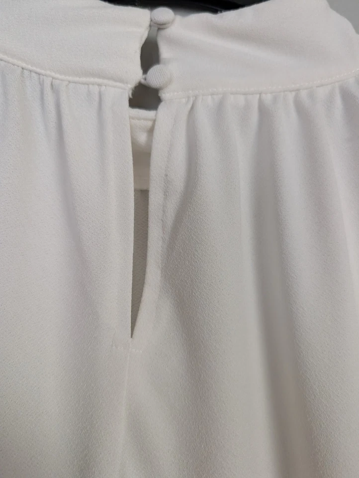 Blusa H&M lazo blanco talla L Foto 4 de 4