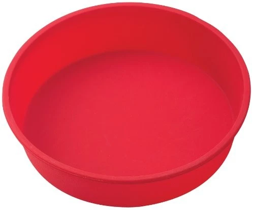 Mrs Andersons 9 Inch Round Silicone Cake Pan Non Stick BPA Free Baking Mold
