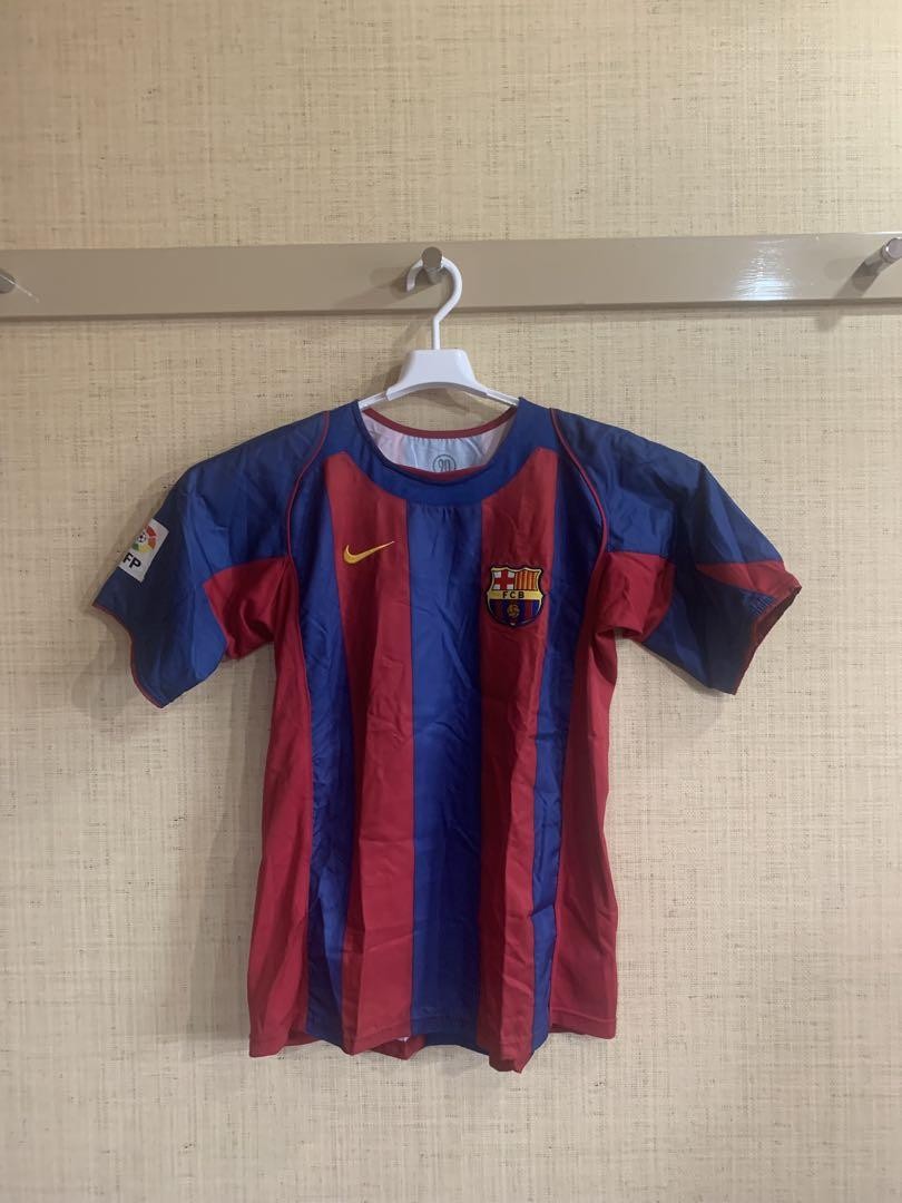 Nike FC Barcelona Ronaldinho No. 10 Jersey Shirt Size S