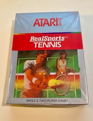Atari 2600 / 7800 / VCS - Real Sports Tennis -  Cartridge / Spielmodul / in OVP