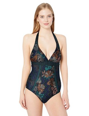 PrAna Women Lahari One Piece Top Black Horchata Size XS