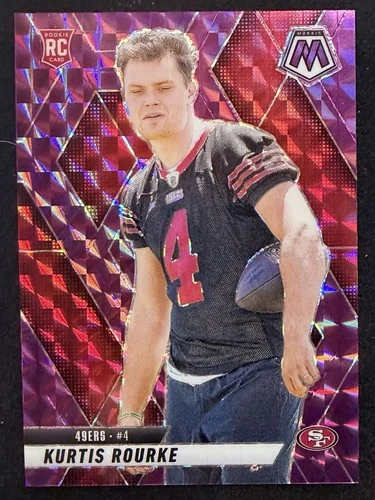 2025 Panini Mosaic Football Purple Kurtis Rourke #368