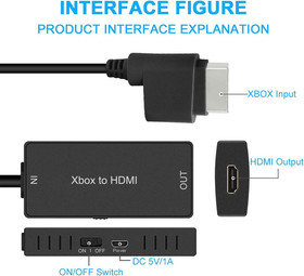 Xbox 360 HDMI Converter, Xbox360 to HDMI Support 720P / 1080P
