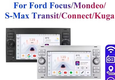 2 DIN 7'' RADIO FOR FORD FOCUS FIESTA MONDEO C-MAX S-MAX GALAXY BLUETOOTH CARPLAY