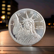 Money Metals- Liberty Round, 1/2 Troy oz pure .999 Fine Silver  Ck 