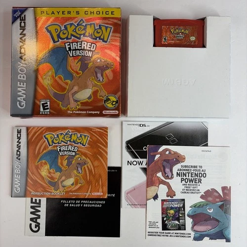 New ListingNice! Pokemon FireRed Version for GameBoy Advance GBA Complete Box CIB