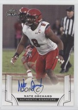 2015 Leaf Draft Nate Orchard #BA-NO1 Auto 5p5