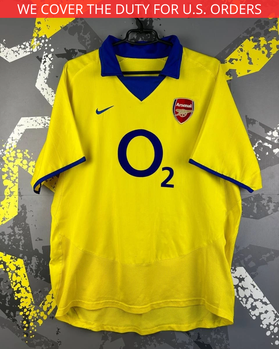 Arsenal Jersey Away football Soccer shirt 2003 - 2004 Nike Men