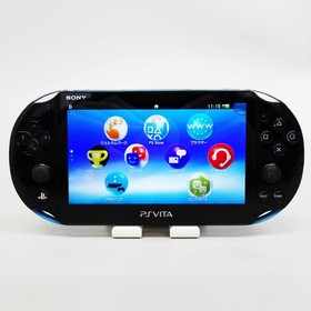 Sony Playstation PS Vita Blue Black PCH-2000 Console only PSV Slim Japan Used