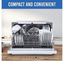 Farberware Professional 6-place Setting Countertop Dishwasher FCD06SSWHB 3